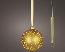 LED Kugel gold indoor D19cm