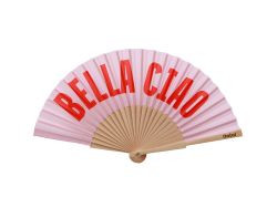 Handfächer BELLA CIAO 42x23cm