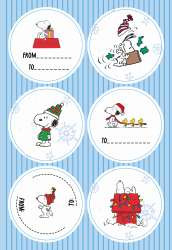 Sticker 11,5x17cm 4er Pg Christmas Parade