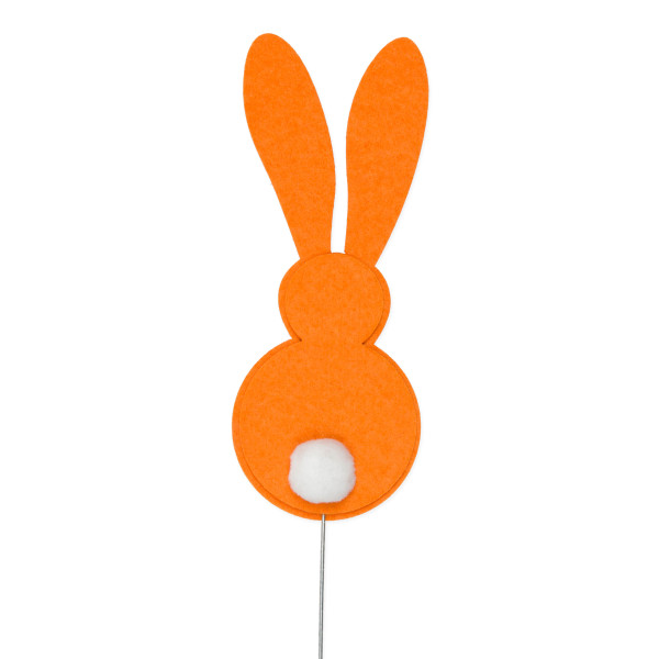 Stecker Filz Hase Fb.969 orange