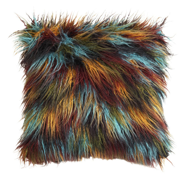 Kissen Shaggy 50x50cm bunt
