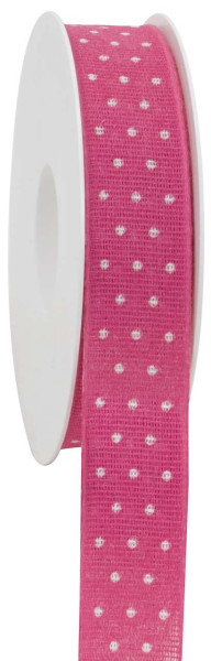 Band Nouveau Points 25mmx20m shocking pink
