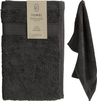 Handtuch anthrazit 30x50cm