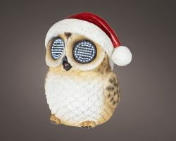 LED Xmas Eule Outdoor 10x11,5x13,5cm