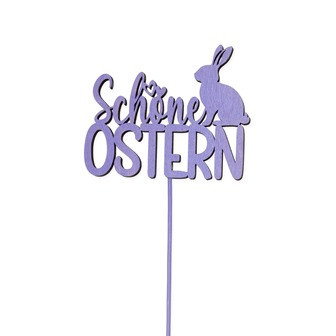 Stecker Holz Schöne OSTERN lavendel