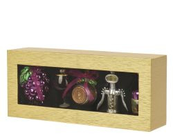 Kugelset Wein Glas 7,2x7x6,5cm 5Tlg.