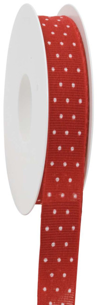 Band Nouveau Points 25mmx20m rot