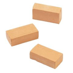 Ziegelsteine rot Mini 2,5 x 1,3 x 0,9cm 5St.