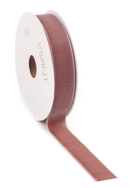 Band VELVETY 10mx38mm Fb.27 dark rose