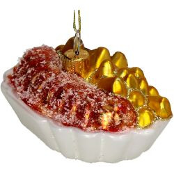 Hänger Glas Currywurst multi 9cm