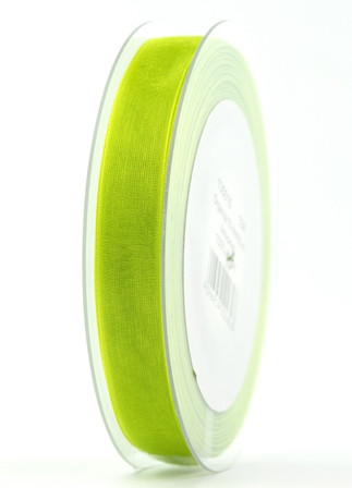 Band Organza limone 15mm/50m