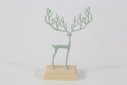 Hirsch Metall mint 8x3,5x14cm