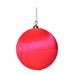 Weihnachtskugel Chinois 12cm, neon pink D12cm
