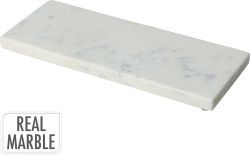 Tablett Marmor weiß 25x10x1,5cm