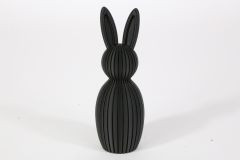 Hase schwarz 5x5x15cm
