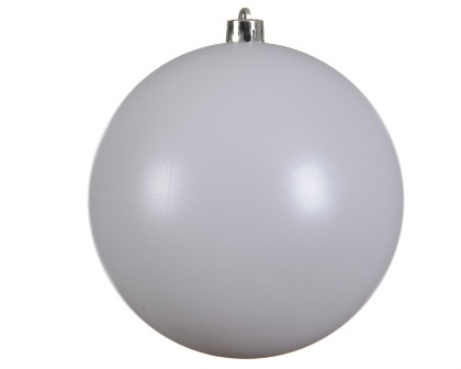 Kugel bruchfest winterweiss matt 20cm