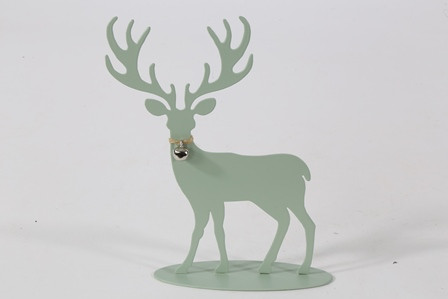 Hirsch Metall mint 13,5x16,5x3,5cm