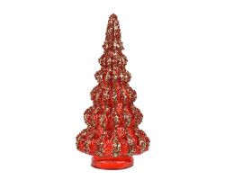 Baum rot Glas 25,5x12cm