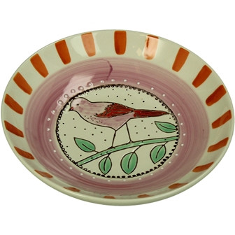 Schale Steingut multi 17,5x17,5x3,8cm