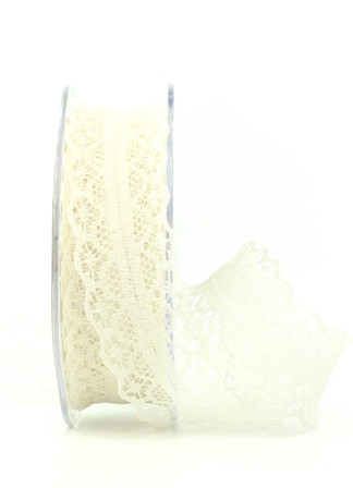 Band Spitze 28mmx20m beige