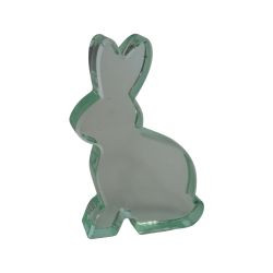 Hase Glas türkis 10,2cm