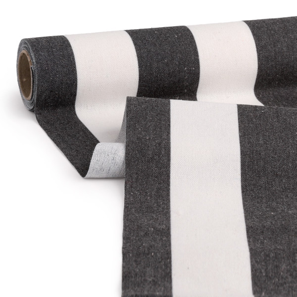 Dekostoff BOLT STRIPE 3mx28cm schwarz/weiss