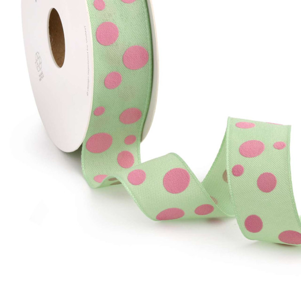 Band POLKA DOT 25mmx15m mint