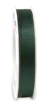 Band GLITTER SATIN 15mmx20m tanne/gold