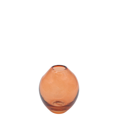 * Vase Glas amber 11x9,5cm