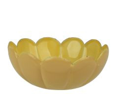 Schale Eisen gelb 13x5cm