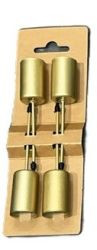 Kerzenstecker champagner matt ID2,3 H11/7cm Pin, (Karte a 4 Stk)