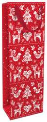 Tasche 12x36x8cm Weihnachtsfolklore