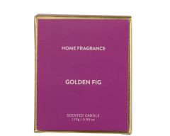 Duftkerze Glas rosa 8x8cx9,5cm