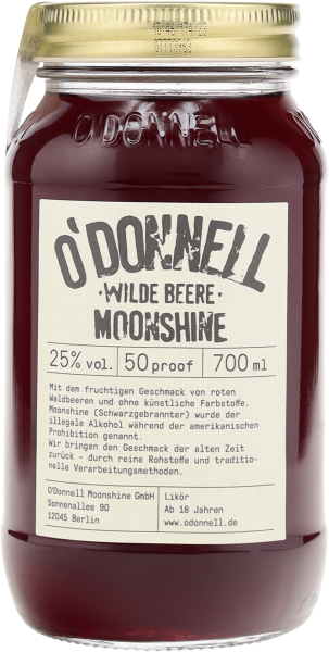 O'Donnell Moonshine Wilde Beere 25%vol.,0.7L