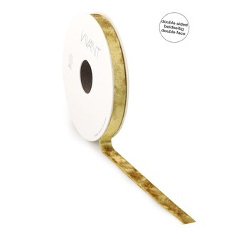 Band VELVET ICE 10mmx5m Fb.51 gold