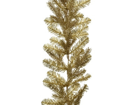 Tannen Girlande gold glitter indoor 270x6cm
