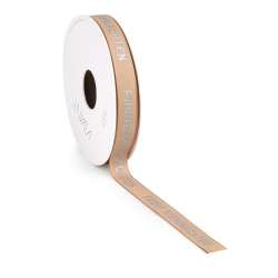 Band SATIN WEIHNACHTEN 15mx12mm champagne