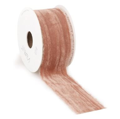Band CHRUSHED VELVET 50mmx5m nude