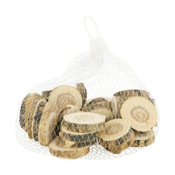 Holzscheiben Birkenholz 200g natur