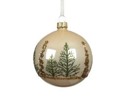 Kugel Xmas Tannenbaum Glas D8cm