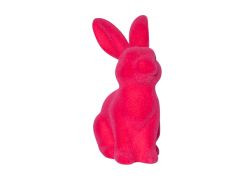 Hase aus Flock pink 30cm
