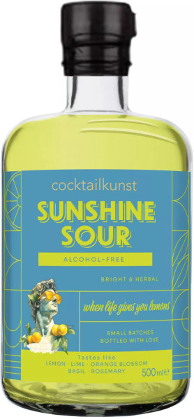 Cocktailkunst Sunshine-Sour Alkoholfreie Mix-Basis 0,5l