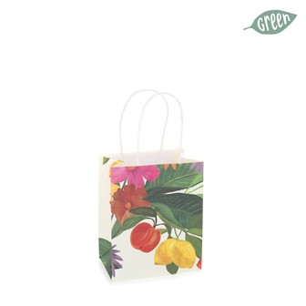 Papiertüte FRUITY FLOWER 15x12cm farbig multicolor