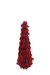 Schleifen-Pyramide burgunder Velvet 60cm