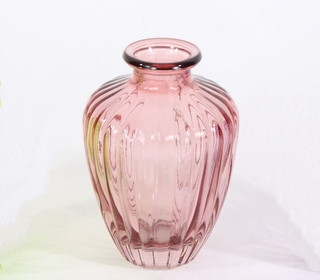 Vase Glas rosa 7,4x10,5cm