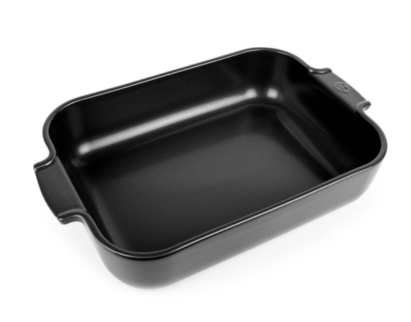 Auflaufform Appolia rechteckig 36cm satinschwarz