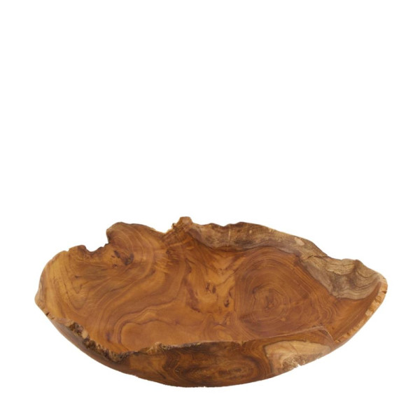 Schale Teakholz gewachst natur Ø27x6cm