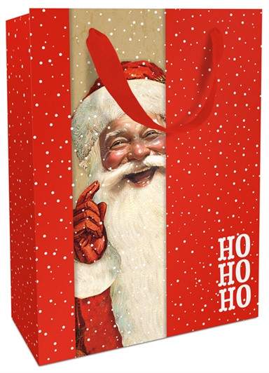 Geschenktasche 26x36x13 Happy Santa