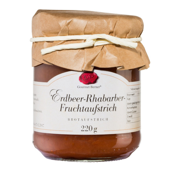 Fruchtaufstrich Erdbeer Rhabar 225g