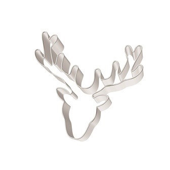 Ausstechform Hirschgeweih 8,5cm, EdelstahlPG grün